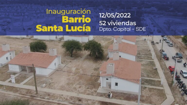 Viviendas en el Barrio Santa Lucía