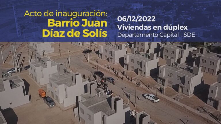 Viviendas en Barrio Juan Díaz de Solís