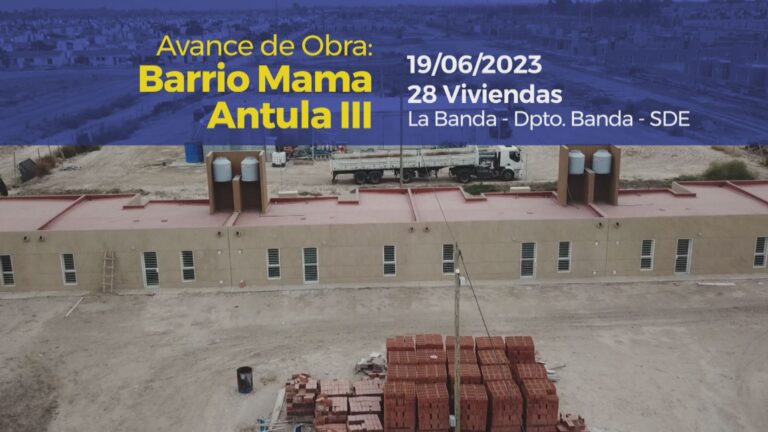 Viviendas en Barrio Mama Antula III